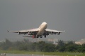 This shot of a Qantas B747 is from the balcony of room 616.